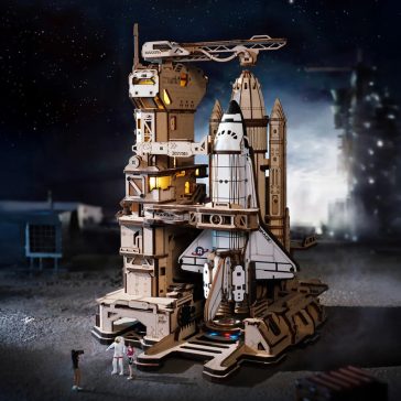 Űrrepülő kilövő állomás 3D Puzzle Mechanikus