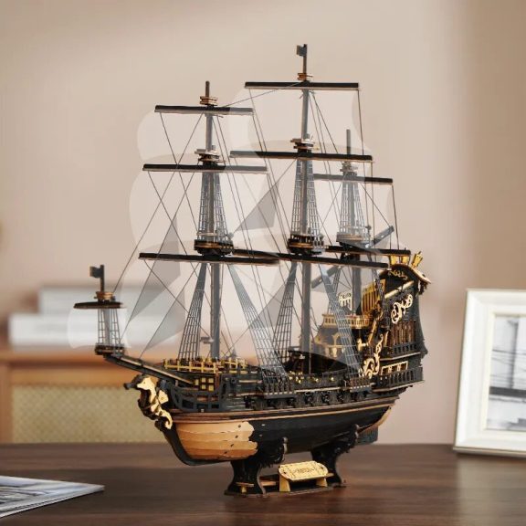 Csikóhal vitorlás hadihajó 3D makett Csikóhal vitorlás hadihajó 3D makett