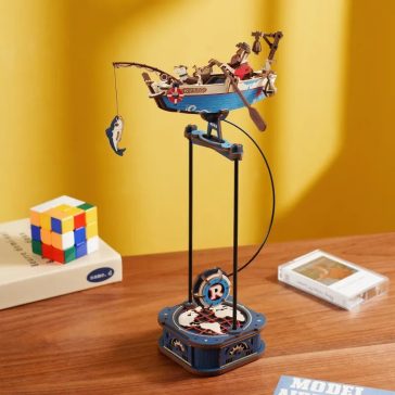 Óceánhalász inga - Örökmozgó 3D Puzzle