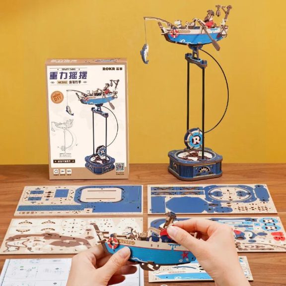 Óceánhalász inga - Örökmozgó 3D Puzzle Óceánhalász inga - Örökmozgó 3D Puzzle