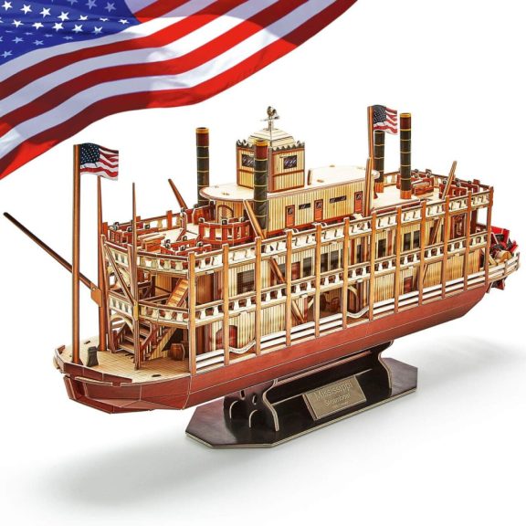 3D puzzle Mississippi Steamboat 3D puzzle Mississippi Steamboat