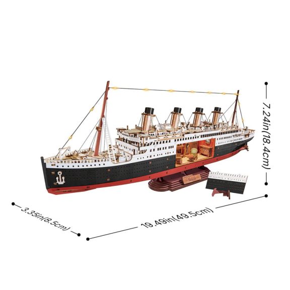 1912· Az Örök Atlanti Utazó 3D makett 1912· Az Örök Atlanti Utazó 3D makett