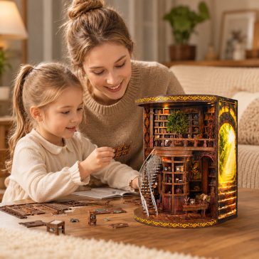 Idők könyvtára DIY miniatűr ház