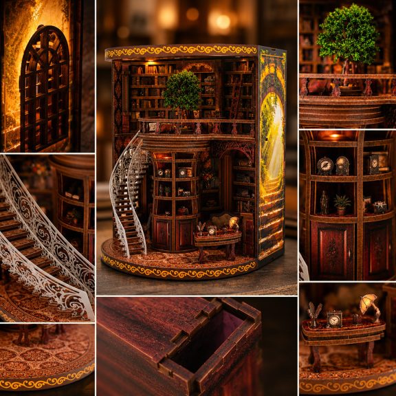 Idők könyvtára DIY miniatűr ház Idők könyvtára DIY miniatűr ház