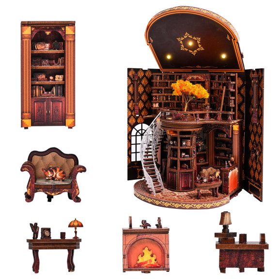 Idők könyvtára DIY miniatűr ház Idők könyvtára DIY miniatűr ház
