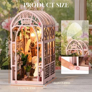 Pink üvegház Könyvtámasz 3D modell