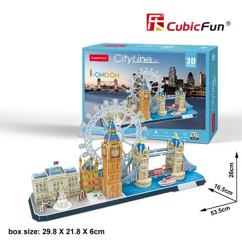 London 3D puzzle CubicFun City Line