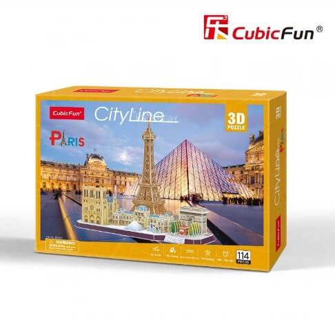 Párizs 3D puzzle CubicFun City Line