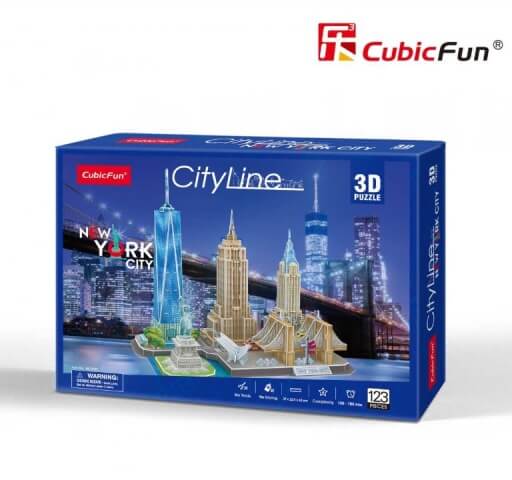 New York City 3D puzzle CubicFun City Line